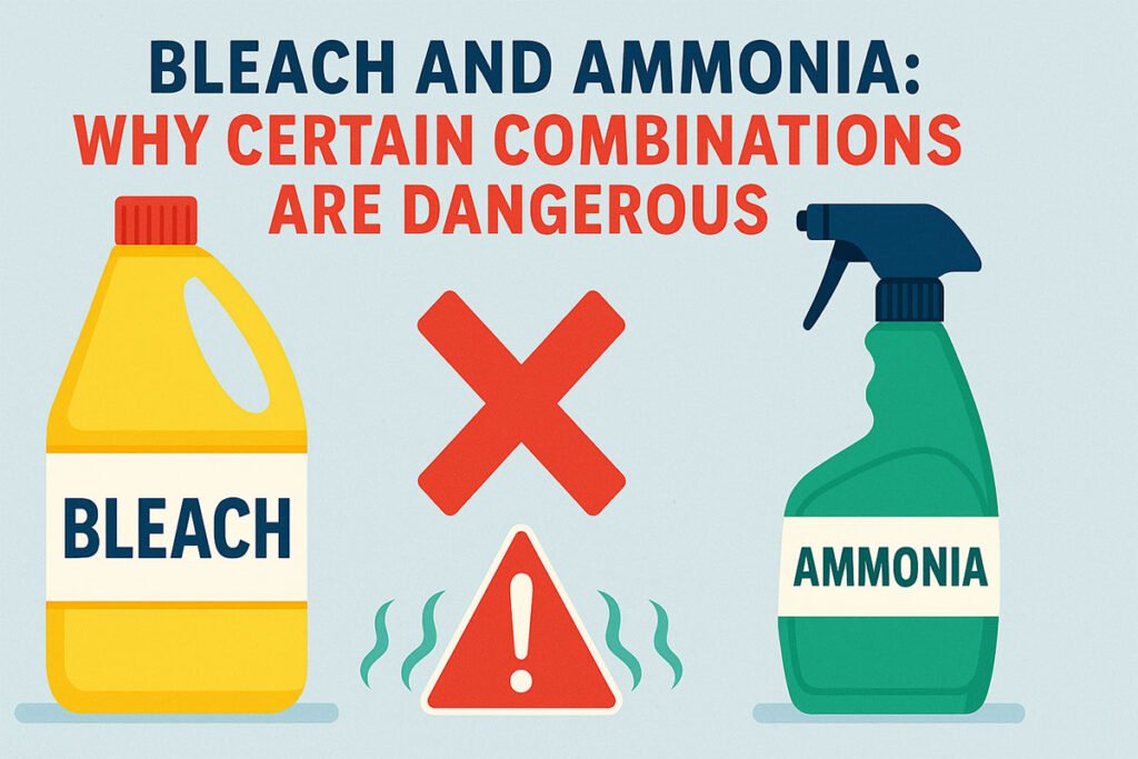 Bleach, Ammonia, and Mixed Cleaners